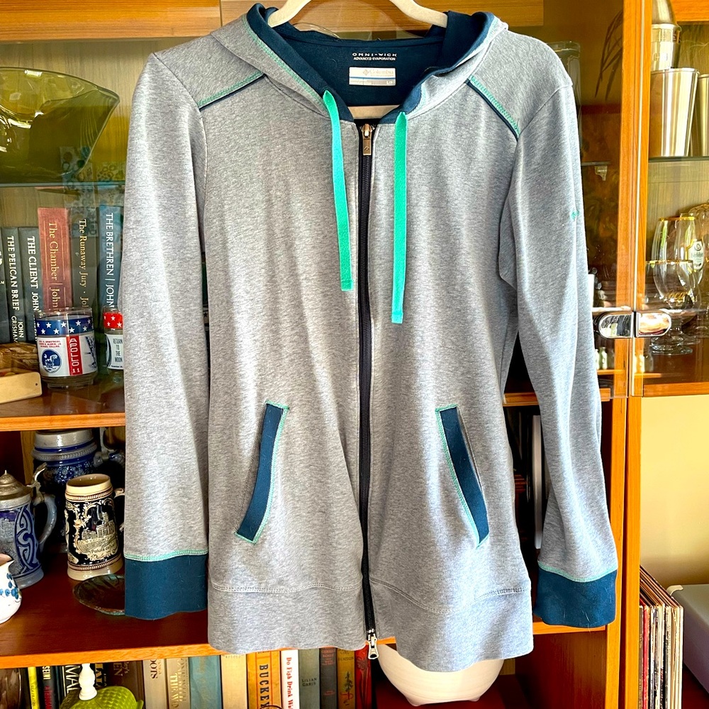Columbia lightweight full zip sweatshirt